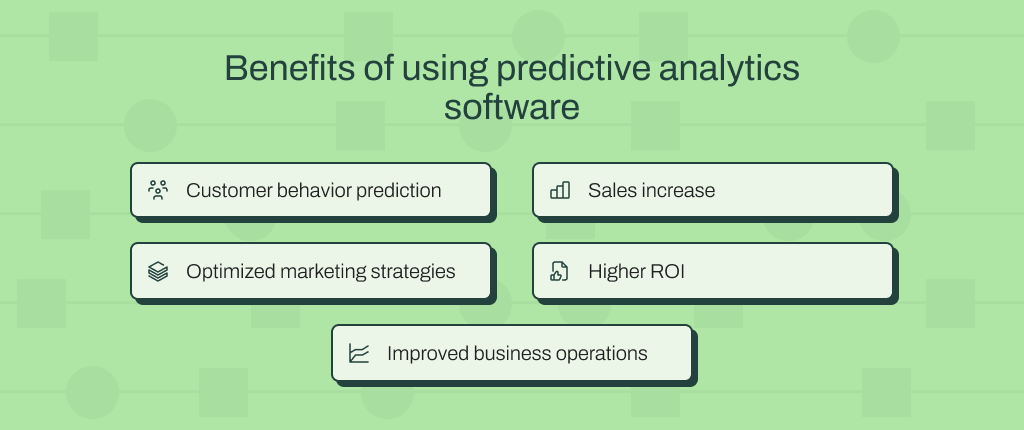 Benefits of using predictive analytics software