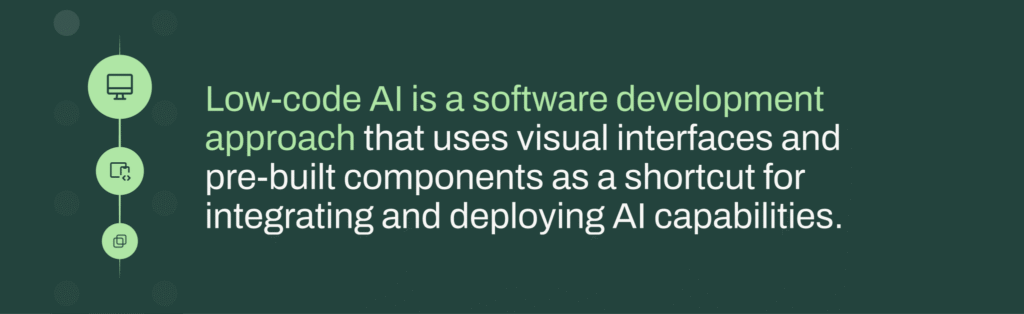 Low-code AI meaning
