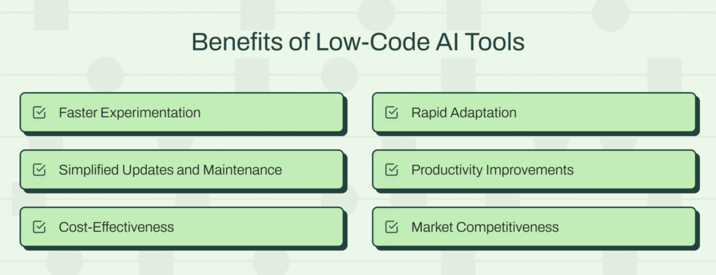 Benefits of Low-Code AI Tools