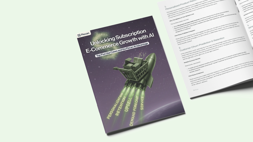 Cover_AI Use Cases for Subscription E-Commerce with Pecan